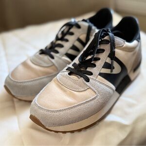 Tretorn Women’s Black, Gold and White Sneakers